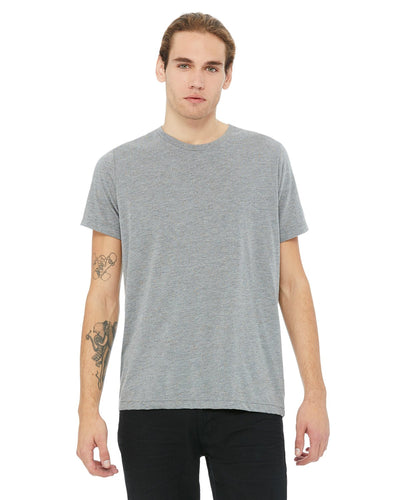 bella + canvas unisex poly-cotton short sleeve t-shirt 3650 dp htr speckled