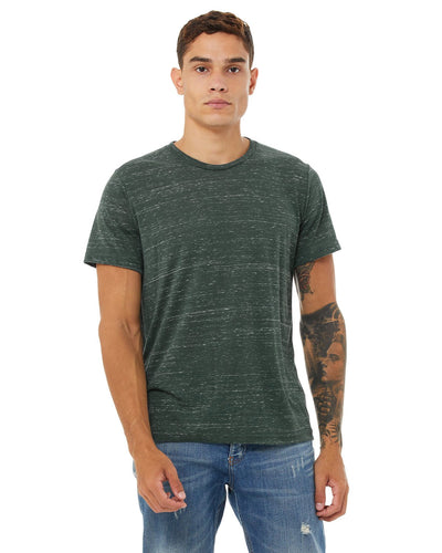 bella + canvas unisex poly-cotton short sleeve t-shirt 3650 forest marble