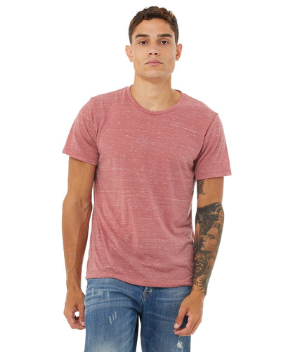 bella + canvas unisex poly-cotton short sleeve t-shirt 3650 mauve marble