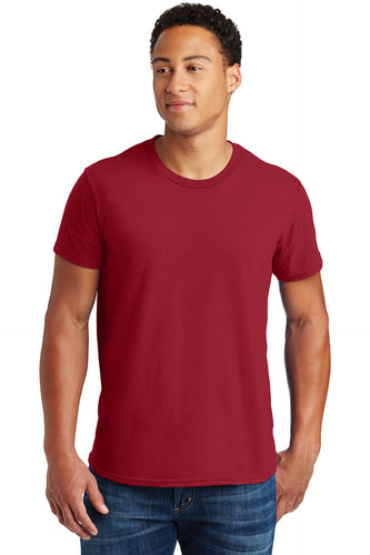 hanes nano t cotton t shirt 4980 deep red