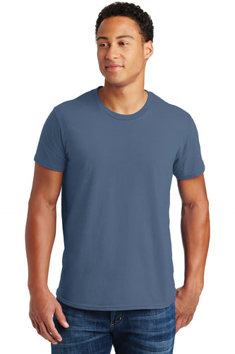 hanes nano t cotton t shirt 4980 denim blue