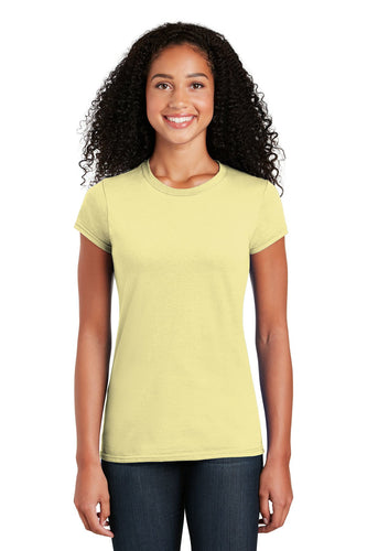 gildan softstyle ladies t shirt 64000l corn silk