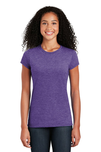 gildan softstyle ladies t shirt 64000l heather purple