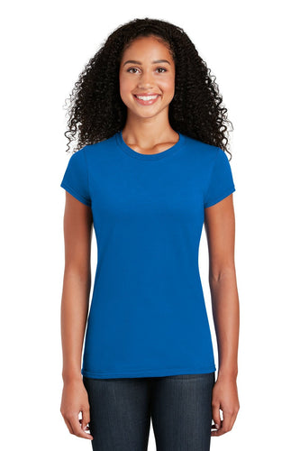 gildan softstyle ladies t shirt 64000l royal