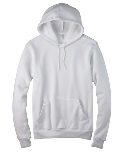 Bella + Canvas White 3719 company sweatshirts embroidered