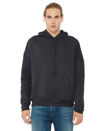 Bella + Canvas Dark Grey 3729 polo shirt with logo embroidered