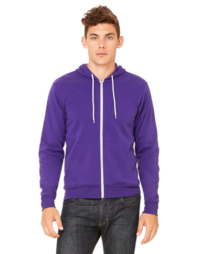 Bella + Canvas Team Purple 3739 custom sweatshirts for business