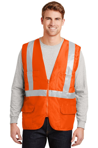CornerStone Safety Orange CSV405 embroidered team jackets