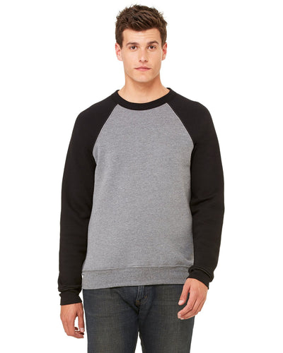 Bella + Canvas Dp Heather/ Blk 3901 custom business sweatshirts