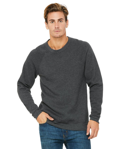 Bella + Canvas Dark Grey Hthr 3901 custom business sweatshirts