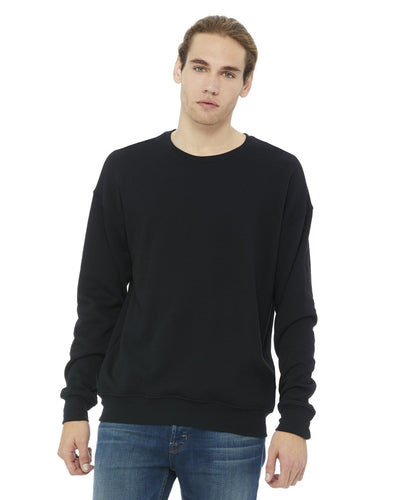 Bella + Canvas Black 3945 sweatshirts with company logo