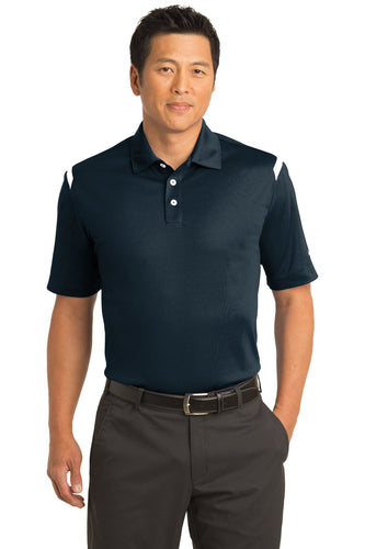 nike midnight navy/white 402394 business polo shirts embroidered