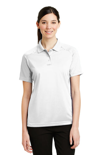 CornerStone White CS411 custom polos for business