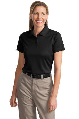 CornerStone Black CS413 polo shirts with company logo