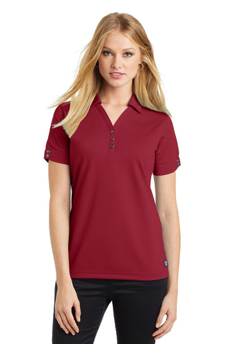 OGIO Signal Red LOG105 custom dry fit polo shirts