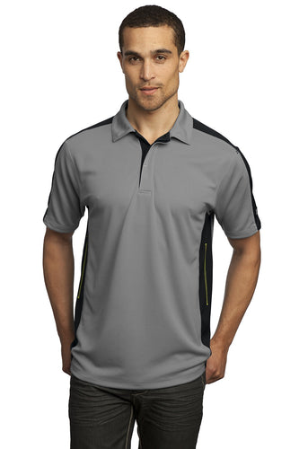 OGIO Petrol Grey/Blacktop/Shock Green OG106 custom polo shirts embroidered