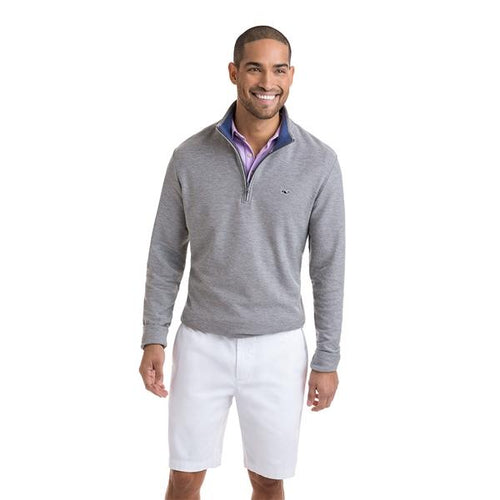 Vineyard Vines Men's Saltwater 1/4 Zip 1K1154 Graphite