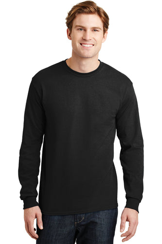 gildan dryblend cotton poly long sleeve t shirt 8400 black