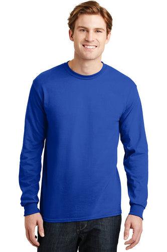 gildan dryblend cotton poly long sleeve t shirt 8400 royal