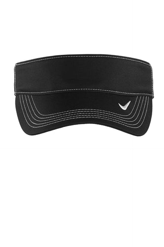 nike dri-fit swoosh visor 429466 black