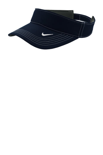 nike dri-fit swoosh visor 429466 navy