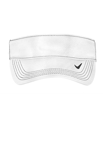 nike dri-fit swoosh visor 429466 white