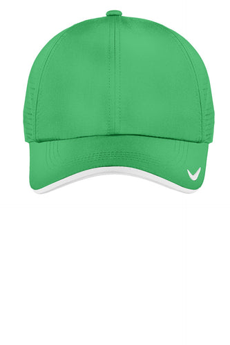 nike dri-fit swoosh perforated cap 429467 lucky green