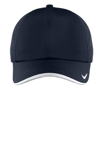 nike dri-fit swoosh perforated cap 429467 navy