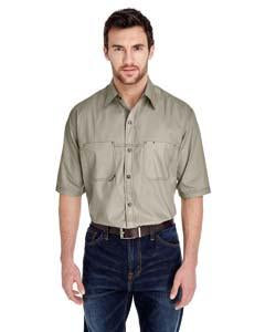 dri duck_4357_sand_company_logo_button downs