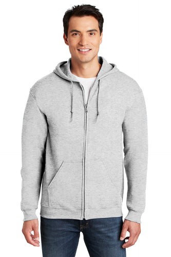 Gildan Ash Grey 18600 custom embroidery sweatshirts