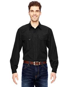 dri duck_4434_black_company_logo_button downs