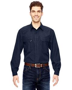 dri duck_4434_deep blue_company_logo_button downs