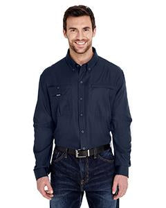 dri duck_4443_deep blue_company_logo_button downs