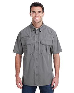 Dri Duck Gunmetal 4463 work shirts with logo