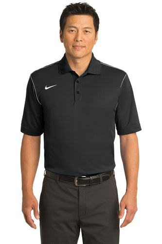 nike black 443119 custom company polos