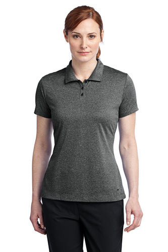 nike black heather 474455 polo shirts with embroidered custom logo