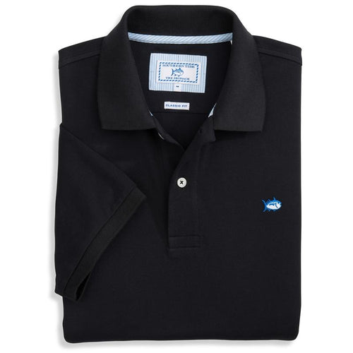 Southern Tide Men's Skipjack Polo 1507 Midnight Black