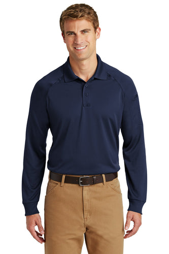 CornerStone Dark Navy CS410LS custom business polo shirts
