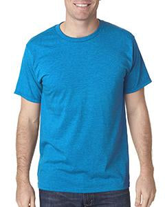 bayside_5010_heather turquoise_company_logo_t-shirts