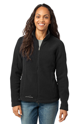 Eddie Bauer Black EB201 embroidered jackets for business