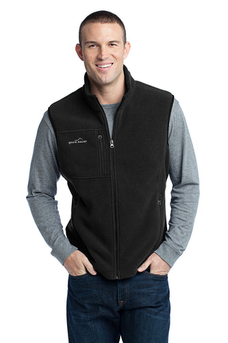 Eddie Bauer Black EB204 embroidered jackets for business