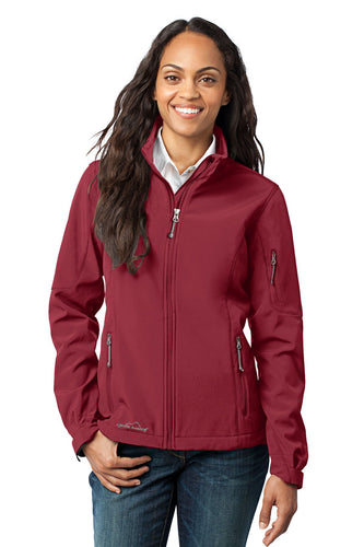 Eddie Bauer Rhubarb Red EB531 company jackets with logo