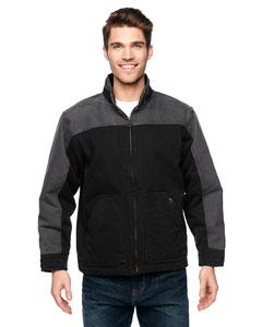 dri duck_5089_black/ charcoal_company_logo_jackets