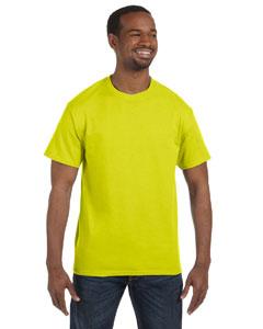 Hanes Men's 6.1 oz. Tagless  T-Shirt 5250T SAFETY GREEN