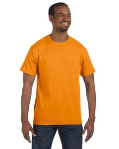 Hanes Men's 6.1 oz. Tagless  T-Shirt 5250T SAFETY ORANGE