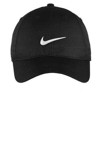 nike dri-fit swoosh front cap 548533 black/ white