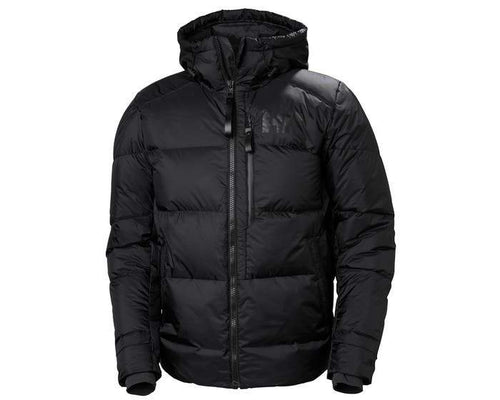 helly hansen active winter parka 53171 black, embroidered team jackets