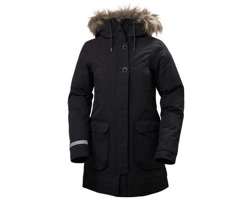 helly hansen w longyear ii parka 53300 black, company jackets with logo