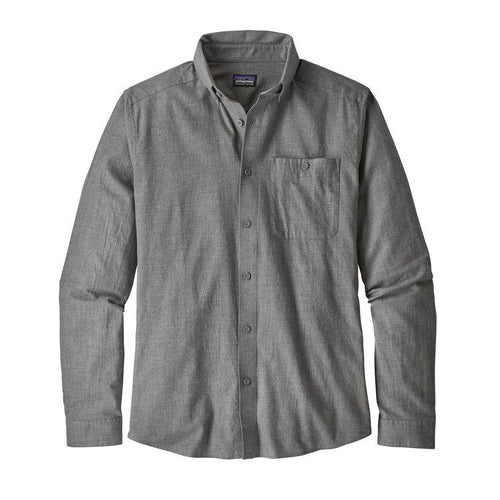 Patagonia Men's Long-Sleeved Vjosa River Pima Cotton Shirt 53900 Feather Grey