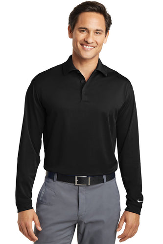 nike black 604940 work polo shirts with logo